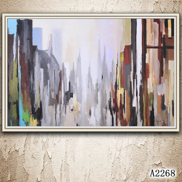 Abstract Oil Painting Print on Canvas Modern Abstract Landscape Canvas Art Print Canvas Painting Wall Art Picture for HomeDecor