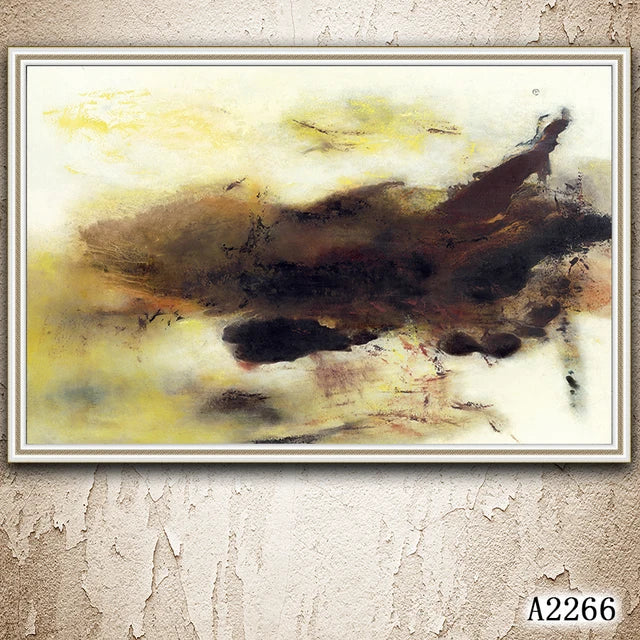 Abstract Oil Painting Print on Canvas Modern Abstract Landscape Canvas Art Print Canvas Painting Wall Art Picture for HomeDecor